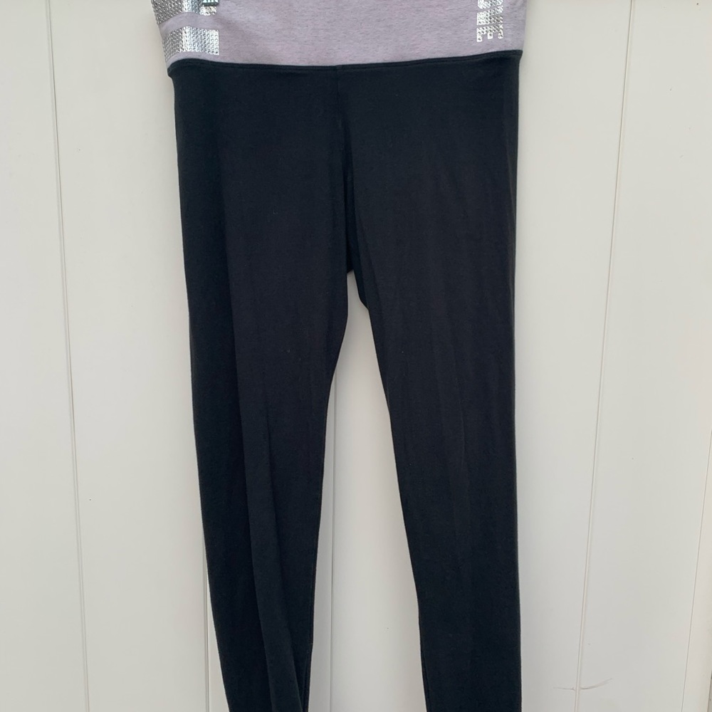 Pink Victoria’s Secret Yoga Leggings Size Medium